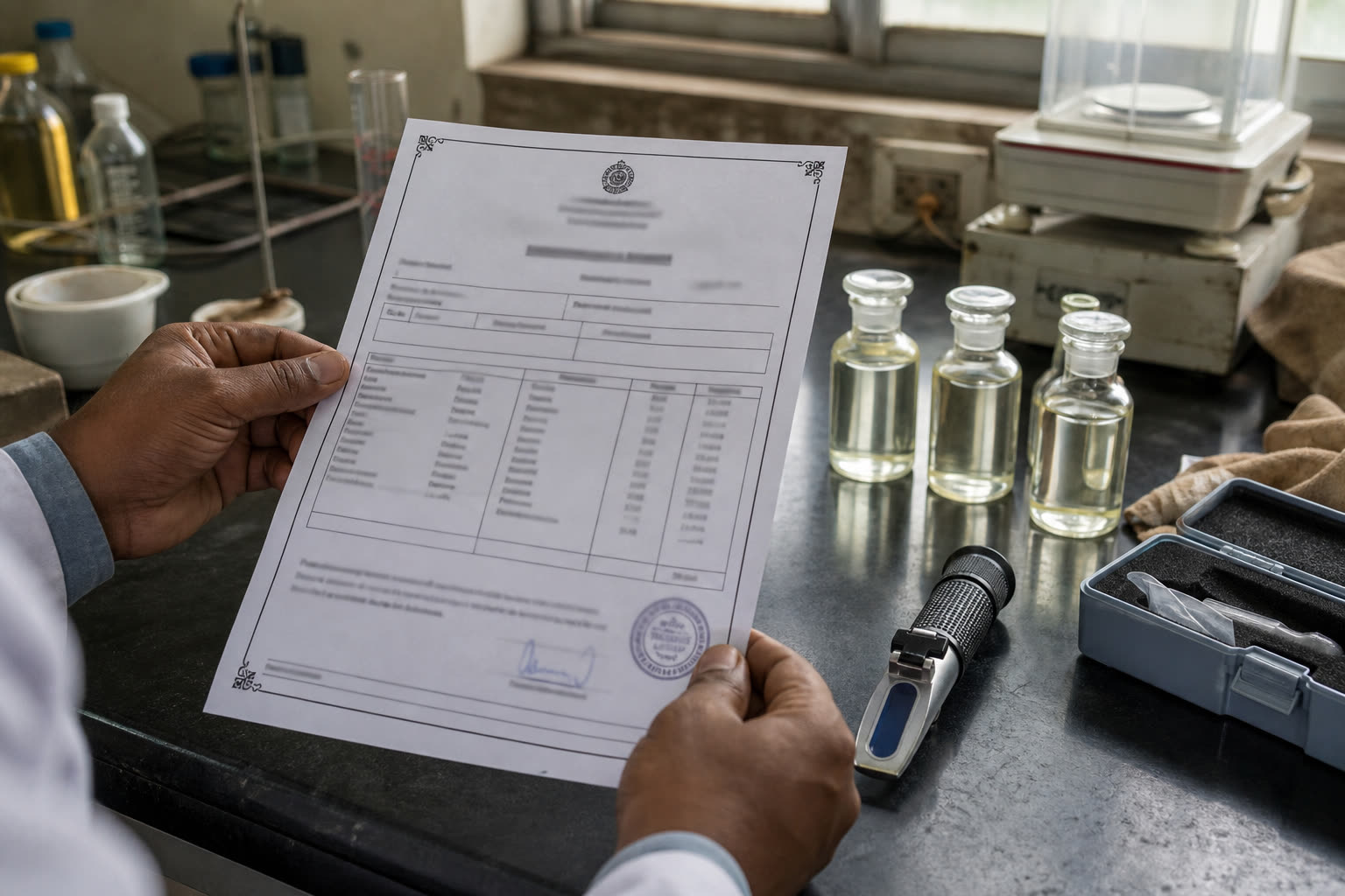 How to Read a Certificate of Analysis for Pine Chemicals