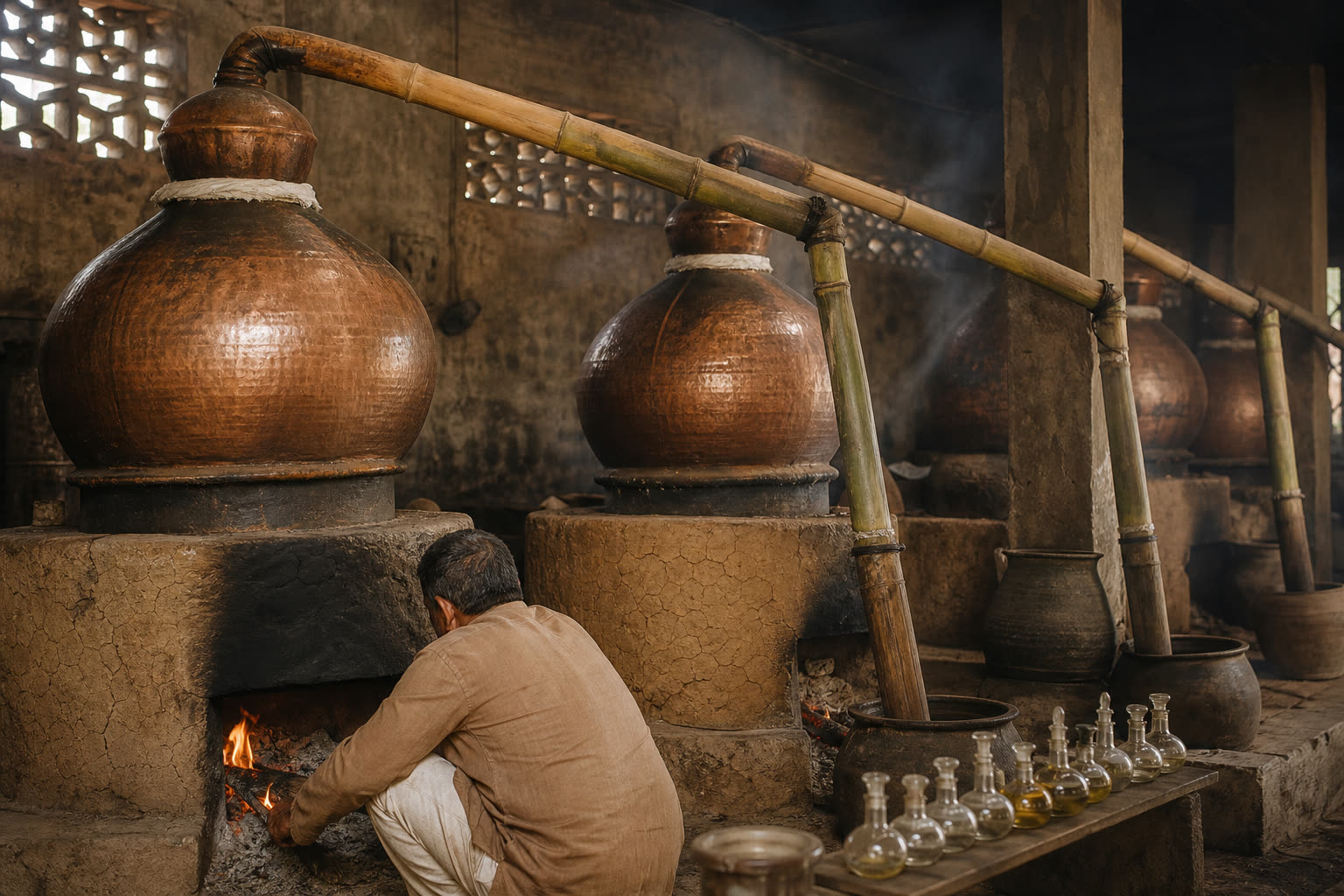Kannauj Attar Units and the Pine Chemicals They Buy