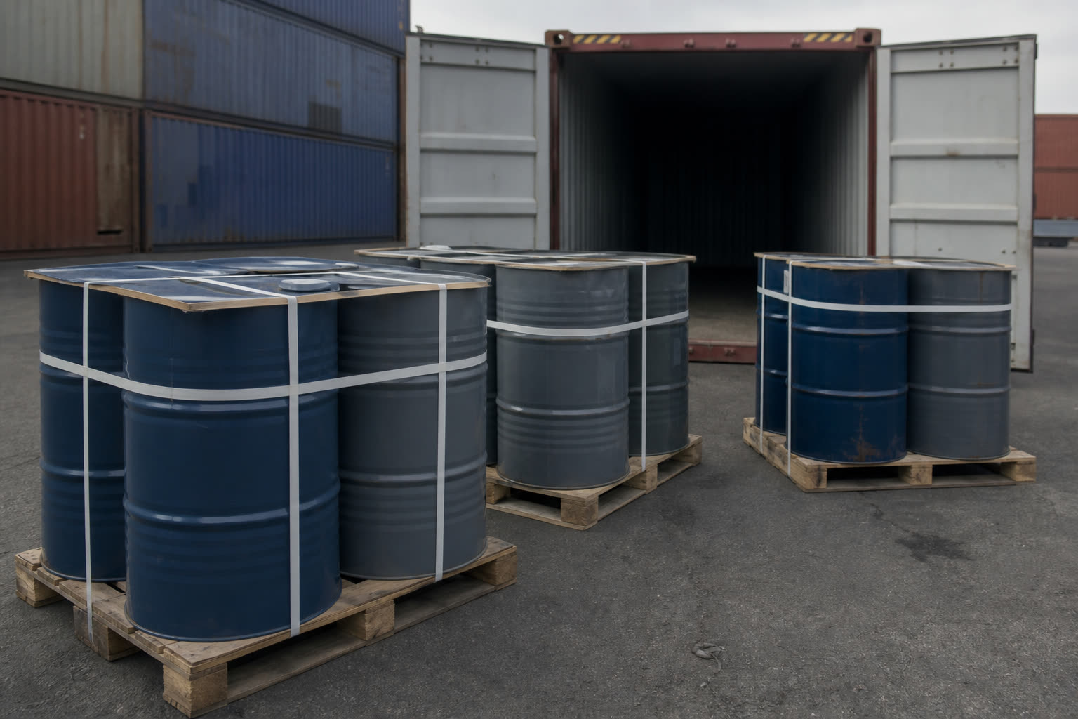 Pine Chemicals Packing and Export: Barrels, Tankers, and COA