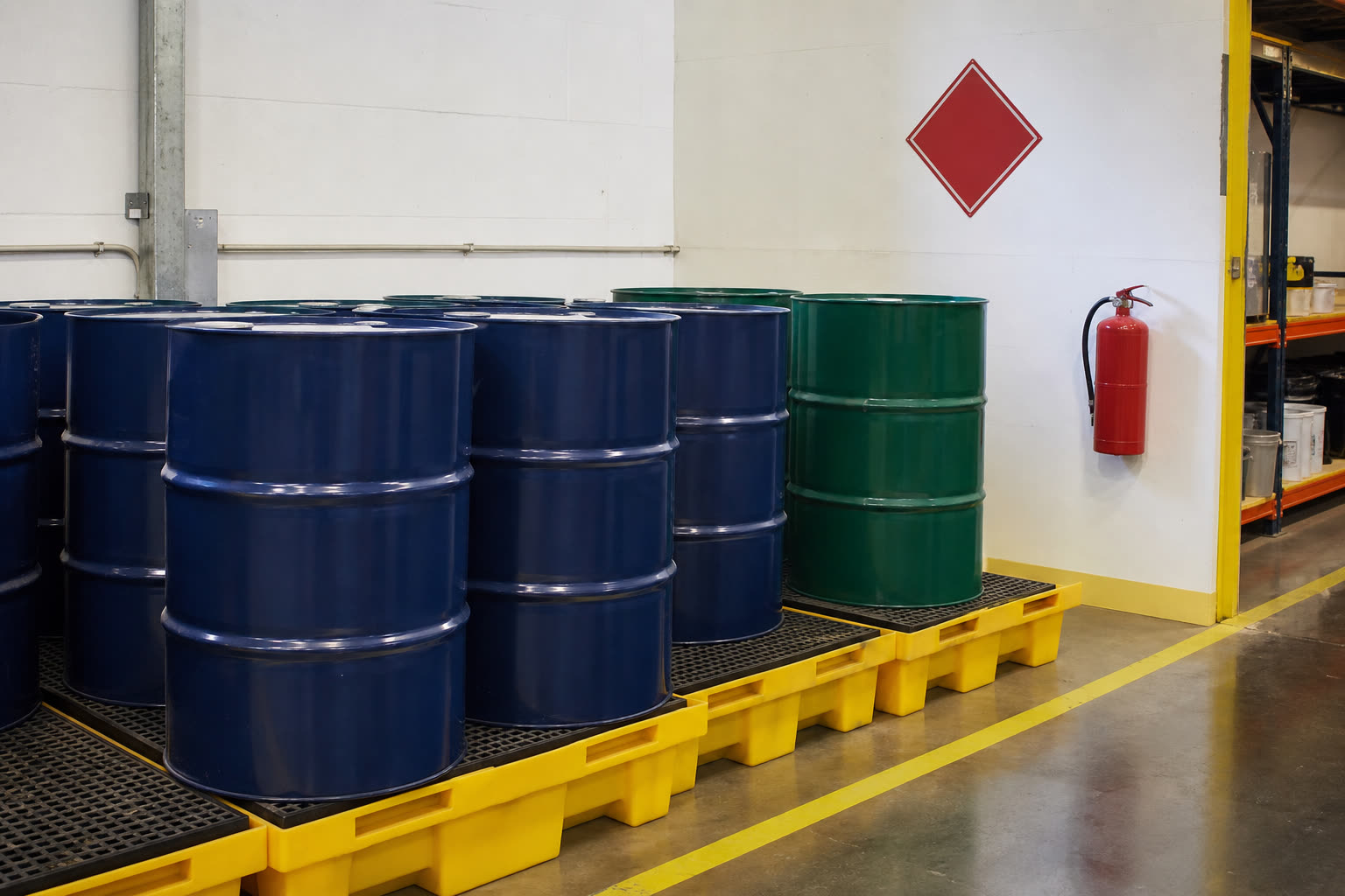 Solvent Storage on a Paint Shop Floor: Safety Basics for Drummed Solvents